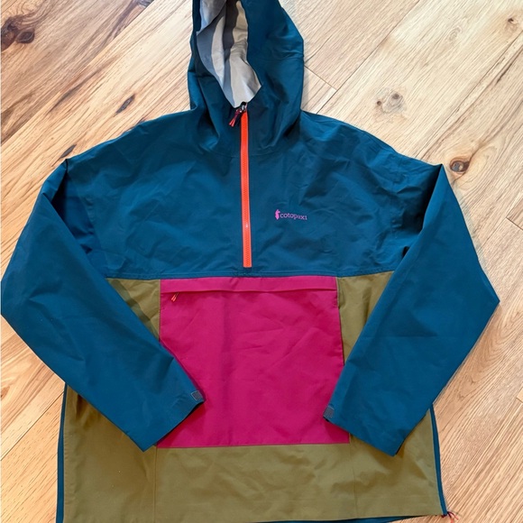 cotopaxi Jackets & Blazers - Cotopaxi Colorblock Jacket - Teal, Olive, and Magenta